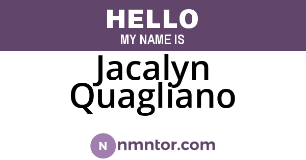 Jacalyn Quagliano