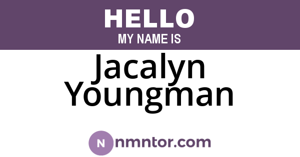 Jacalyn Youngman