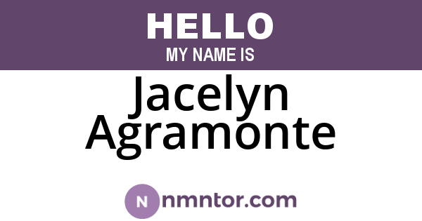 Jacelyn Agramonte