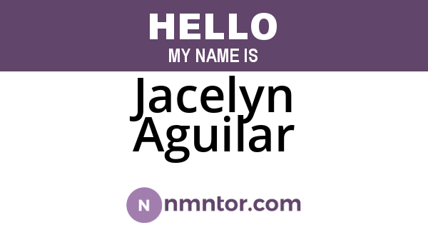 Jacelyn Aguilar