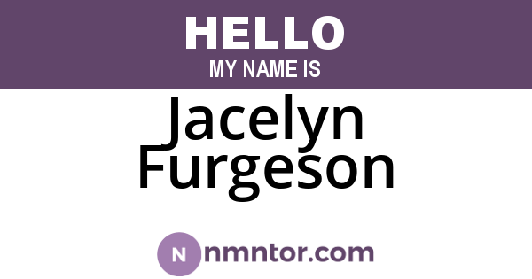 Jacelyn Furgeson