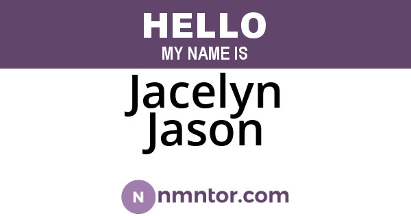 Jacelyn Jason