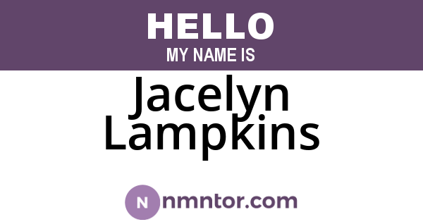 Jacelyn Lampkins