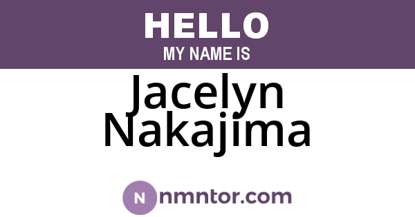 Jacelyn Nakajima