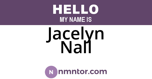 Jacelyn Nall