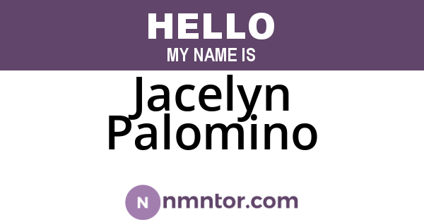Jacelyn Palomino