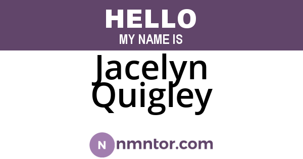Jacelyn Quigley