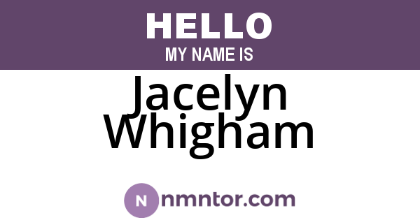 Jacelyn Whigham