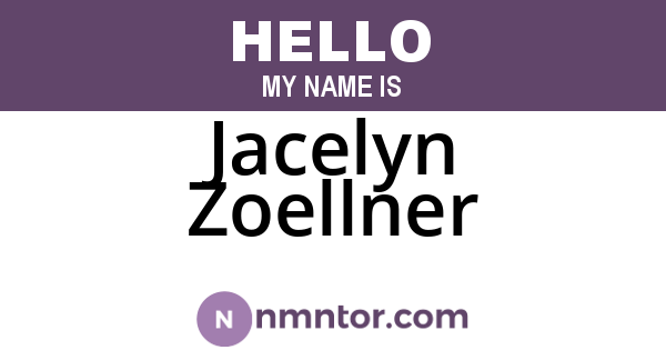 Jacelyn Zoellner