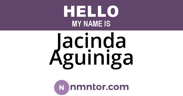 Jacinda Aguiniga