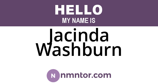 Jacinda Washburn