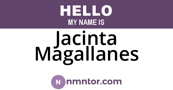 Jacinta Magallanes