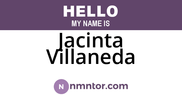 Jacinta Villaneda
