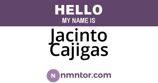 Jacinto Cajigas