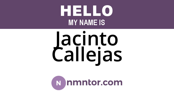 Jacinto Callejas