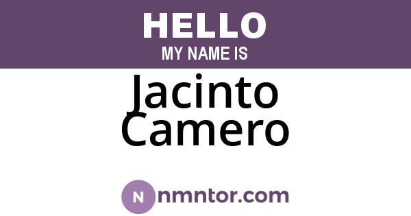 Jacinto Camero