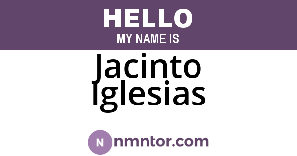 Jacinto Iglesias