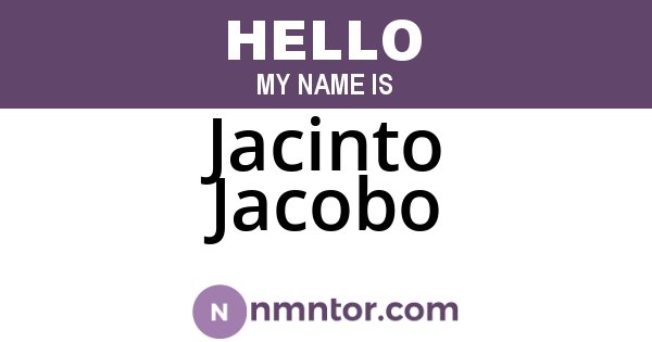 Jacinto Jacobo