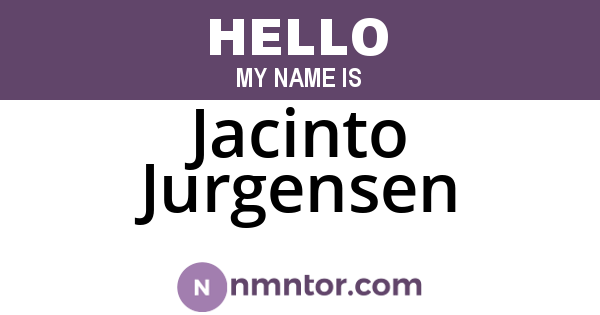 Jacinto Jurgensen