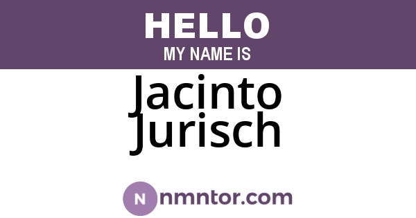 Jacinto Jurisch