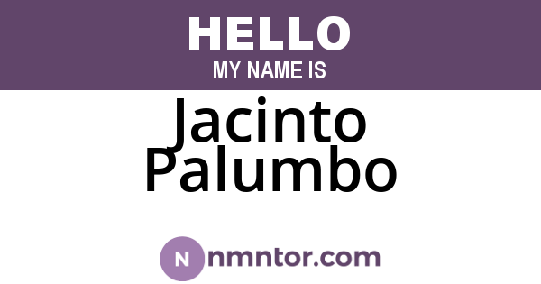 Jacinto Palumbo