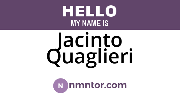 Jacinto Quaglieri