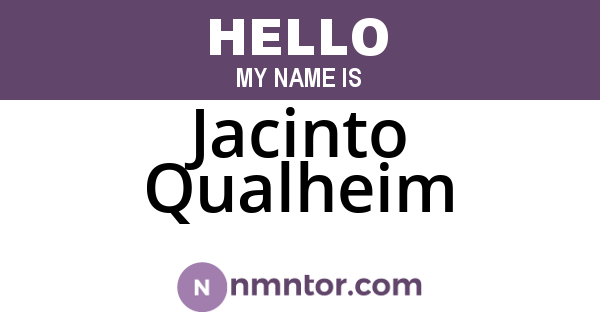 Jacinto Qualheim