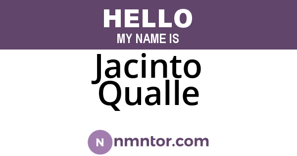 Jacinto Qualle