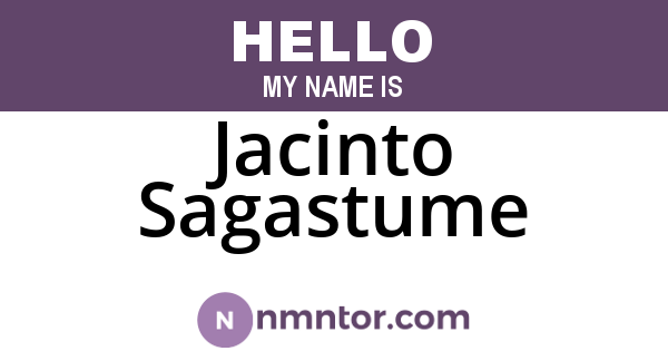 Jacinto Sagastume