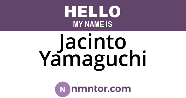 Jacinto Yamaguchi