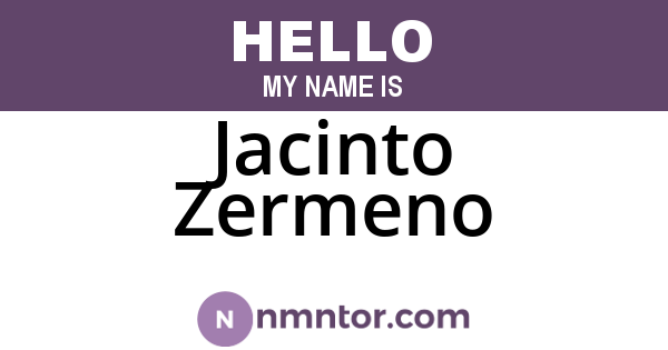 Jacinto Zermeno