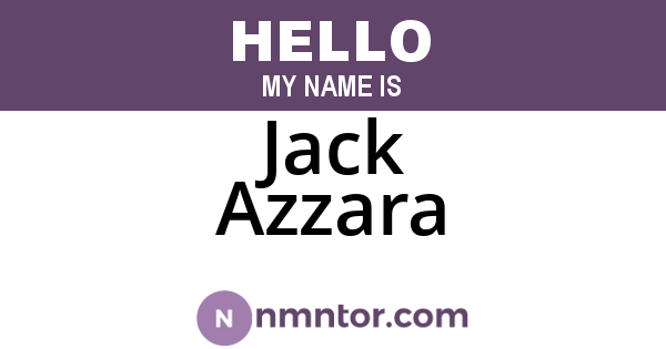 Jack Azzara
