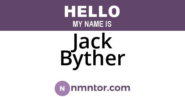 Jack Byther