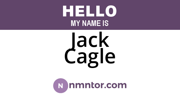 Jack Cagle