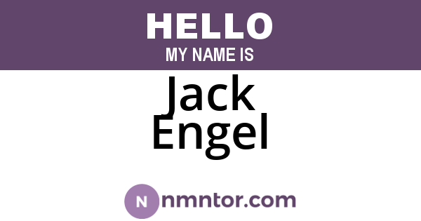 Jack Engel