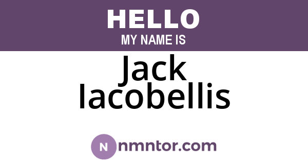 Jack Iacobellis