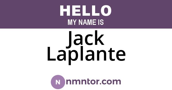 Jack Laplante
