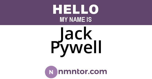 Jack Pywell
