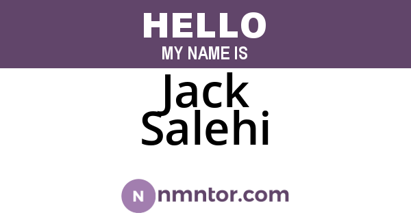 Jack Salehi