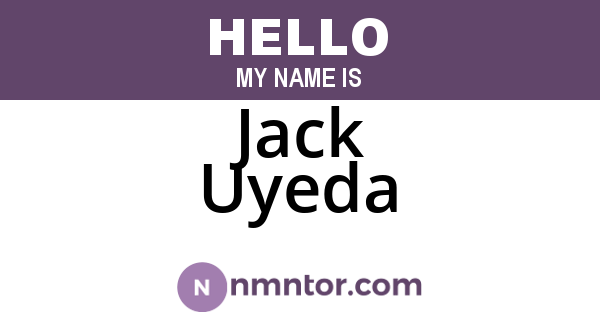 Jack Uyeda