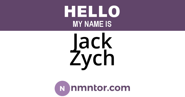 Jack Zych