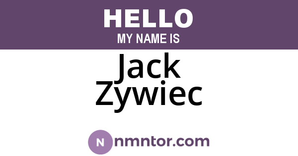 Jack Zywiec