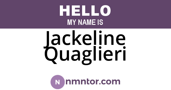 Jackeline Quaglieri