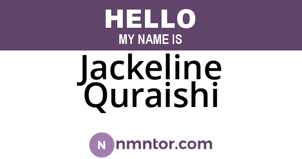 Jackeline Quraishi