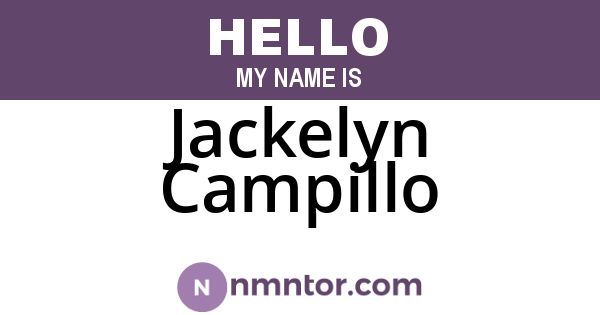 Jackelyn Campillo