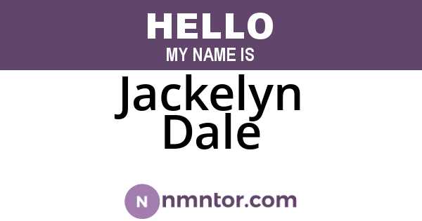 Jackelyn Dale