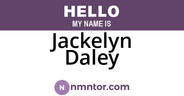 Jackelyn Daley
