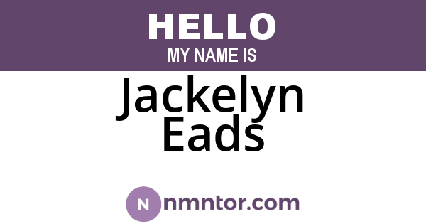 Jackelyn Eads