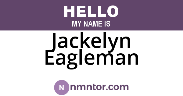 Jackelyn Eagleman