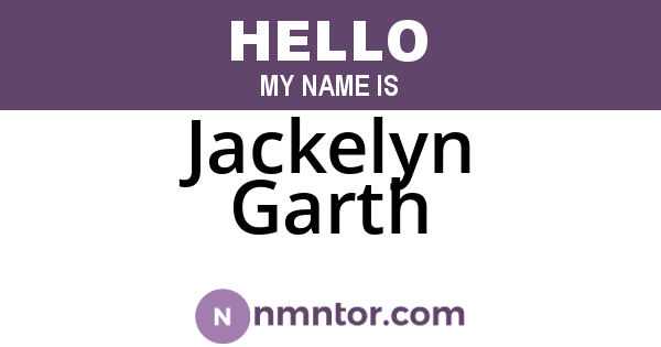 Jackelyn Garth
